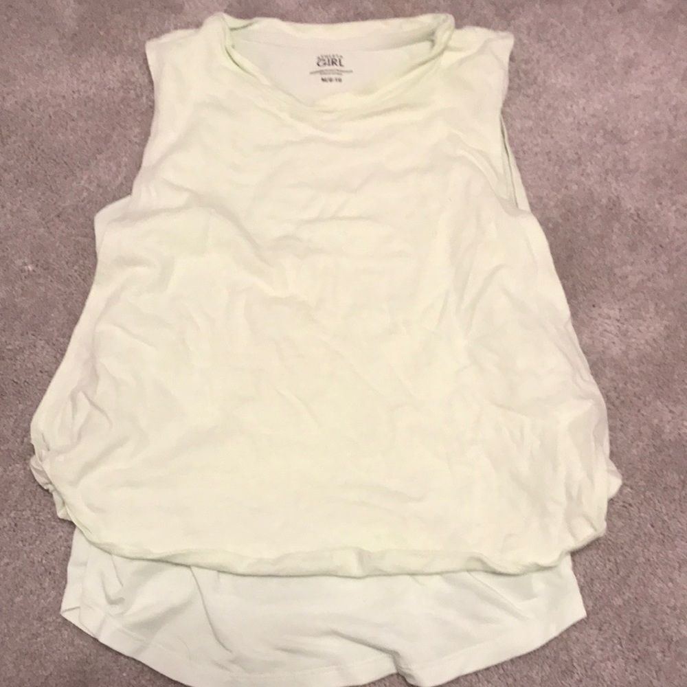 Athleta Girl- Lime Green Layered Tank